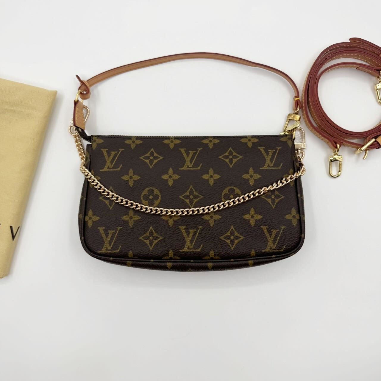 louis vuitton 老花麻將包