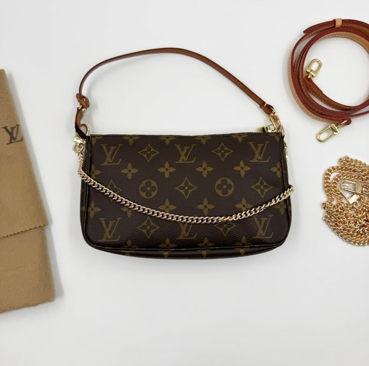 louis vuitton 老花麻將包